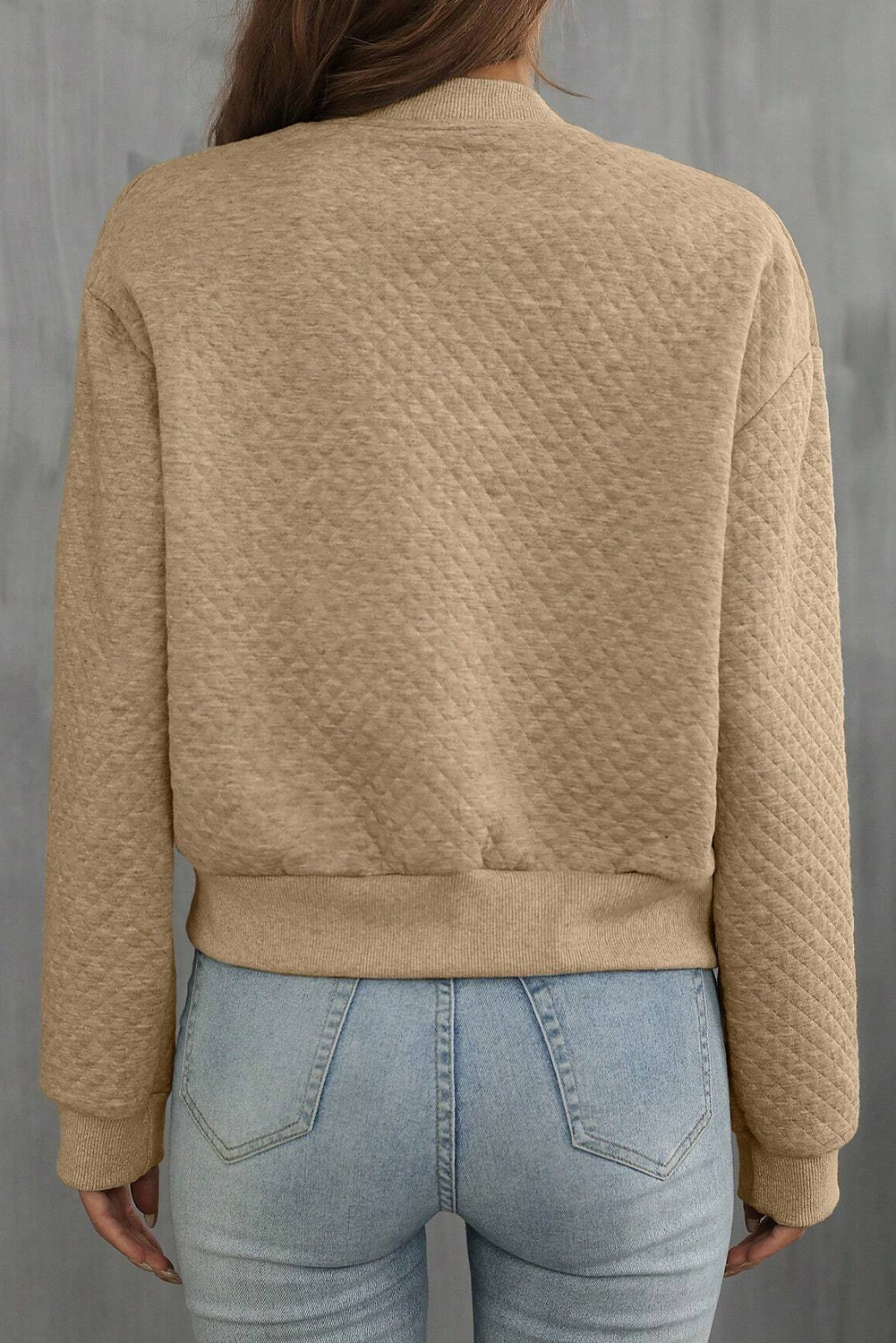 Brown Plaid Button Up Long Sleeve Flannel Shacket