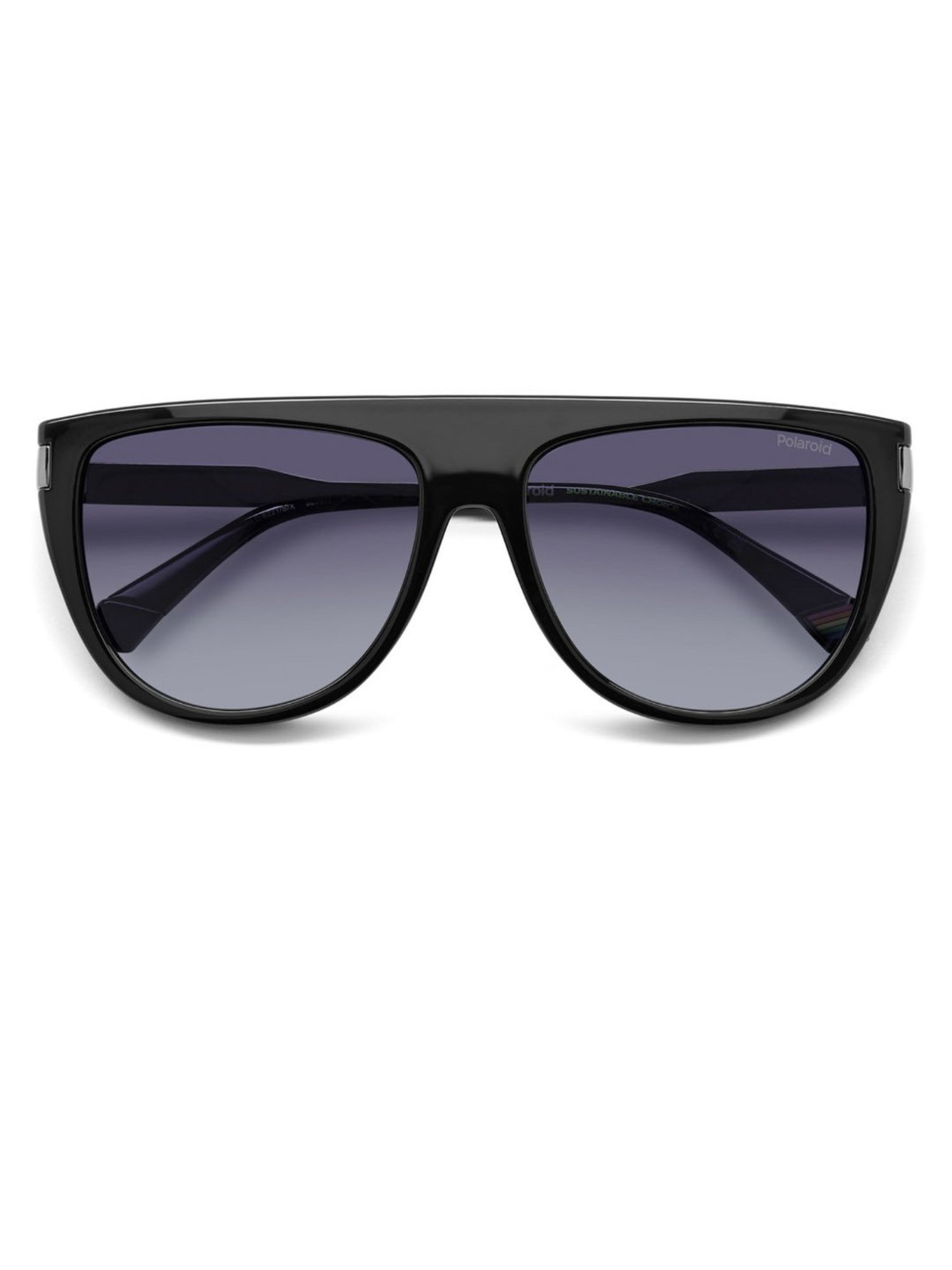 Polaroid Grey Round UV Protection Sunglasses for Women