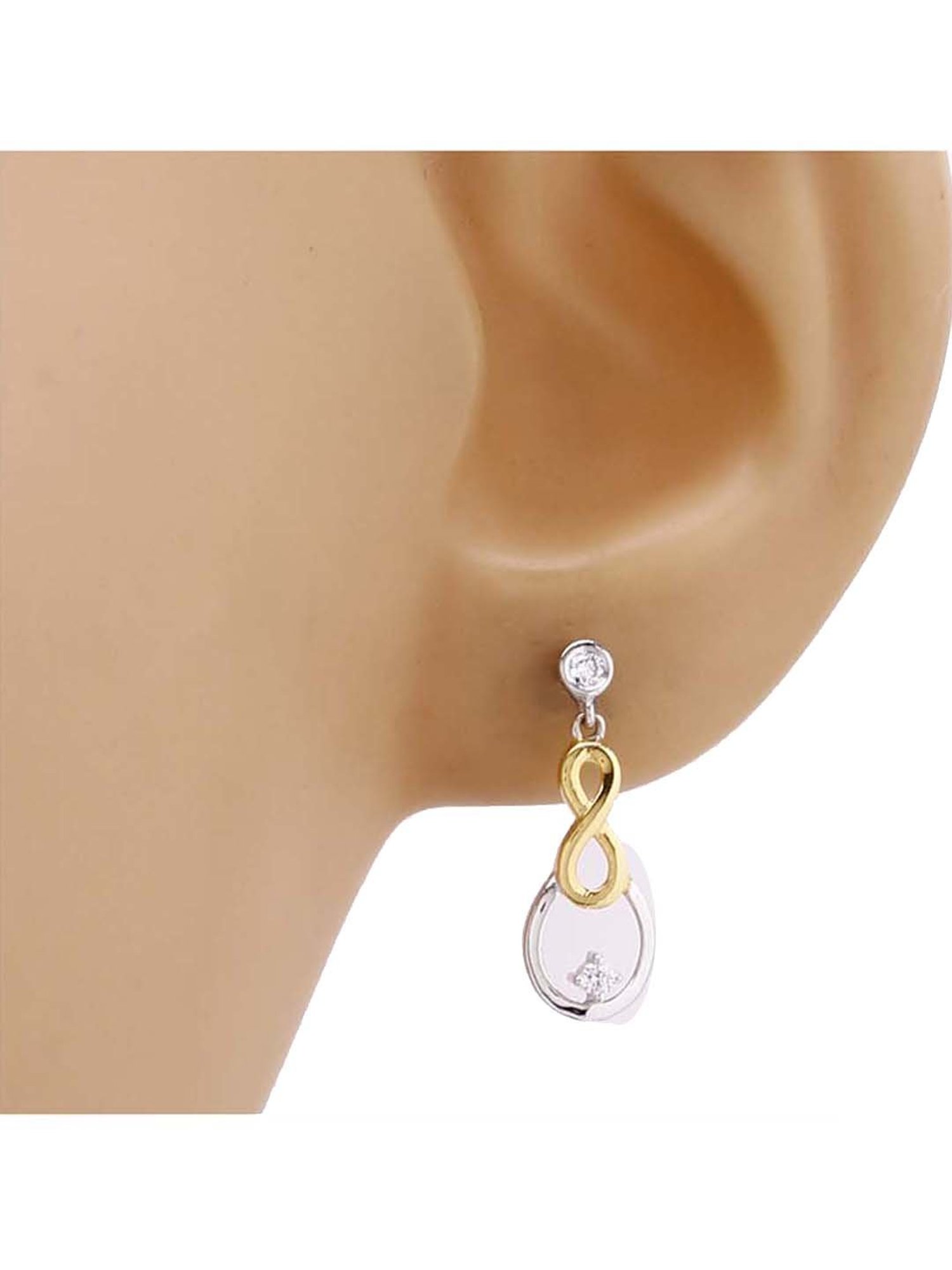 Waman Hari Pethe Jewellers 18k Gold & Diamond Earrings for Women