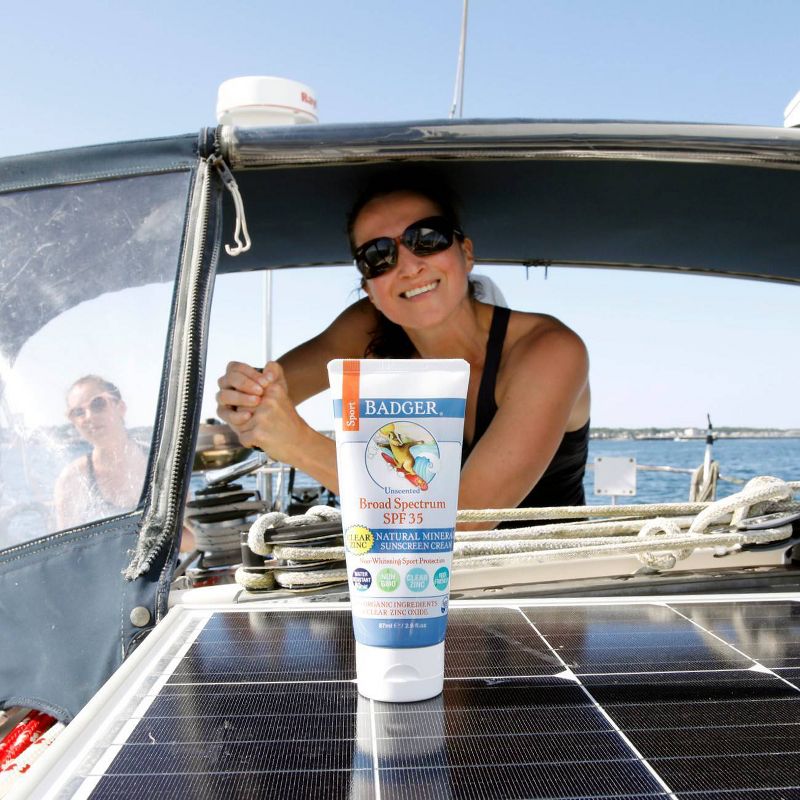 Badger Sport Mineral Sunscreen Cream - SPF 35 - 2.9 fl oz