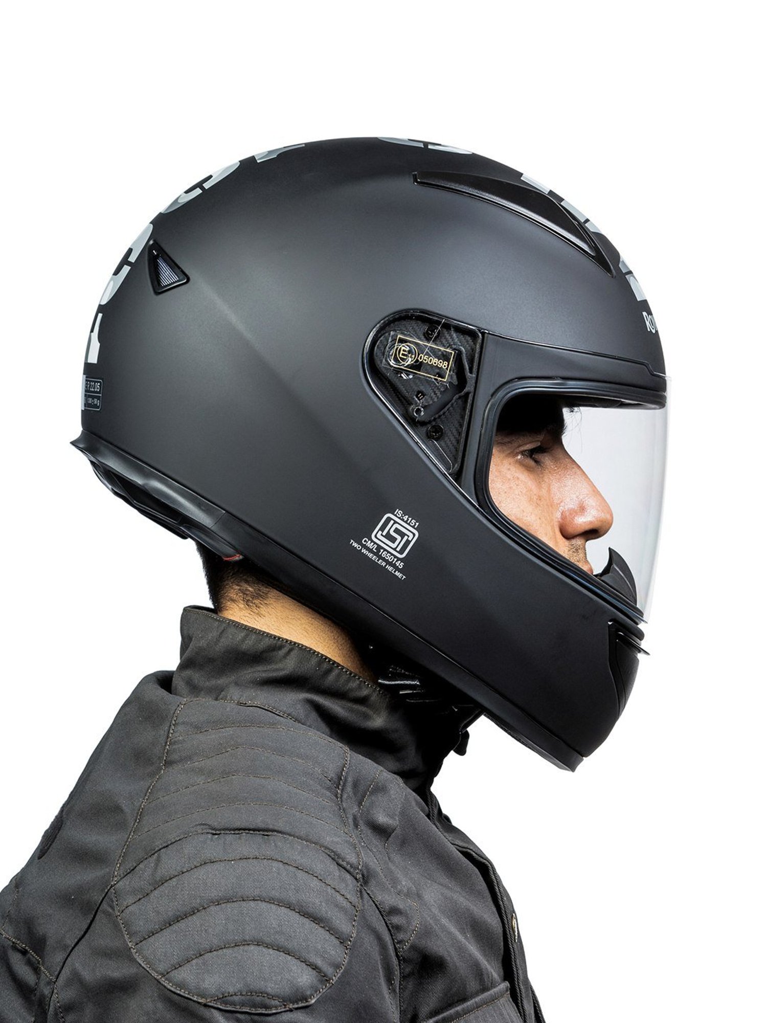 Royal Enfield Full Face Helmet Matt Black L