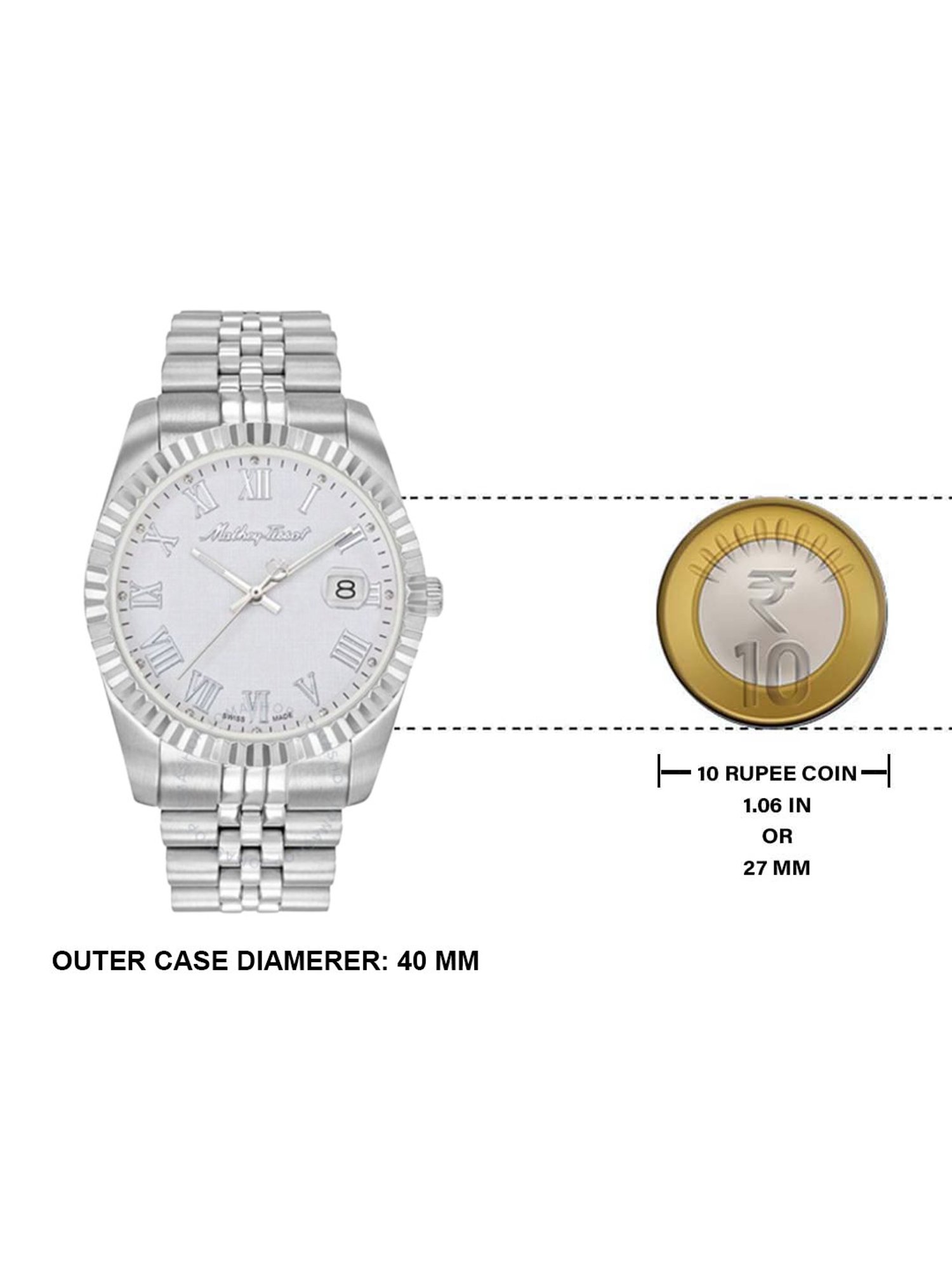 Mathey Tissot H810ABR Mathy Iii Roman Analog Watch for Men