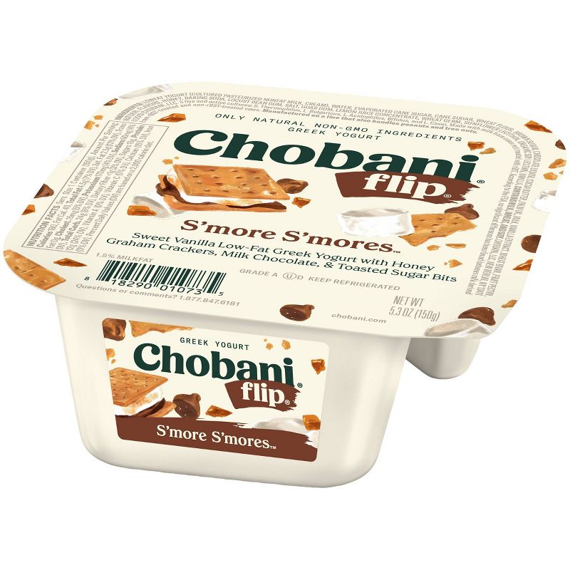 Chobani Flip S'mores Sweet Vanilla Low Fat Greek Yogurt - 5.3oz