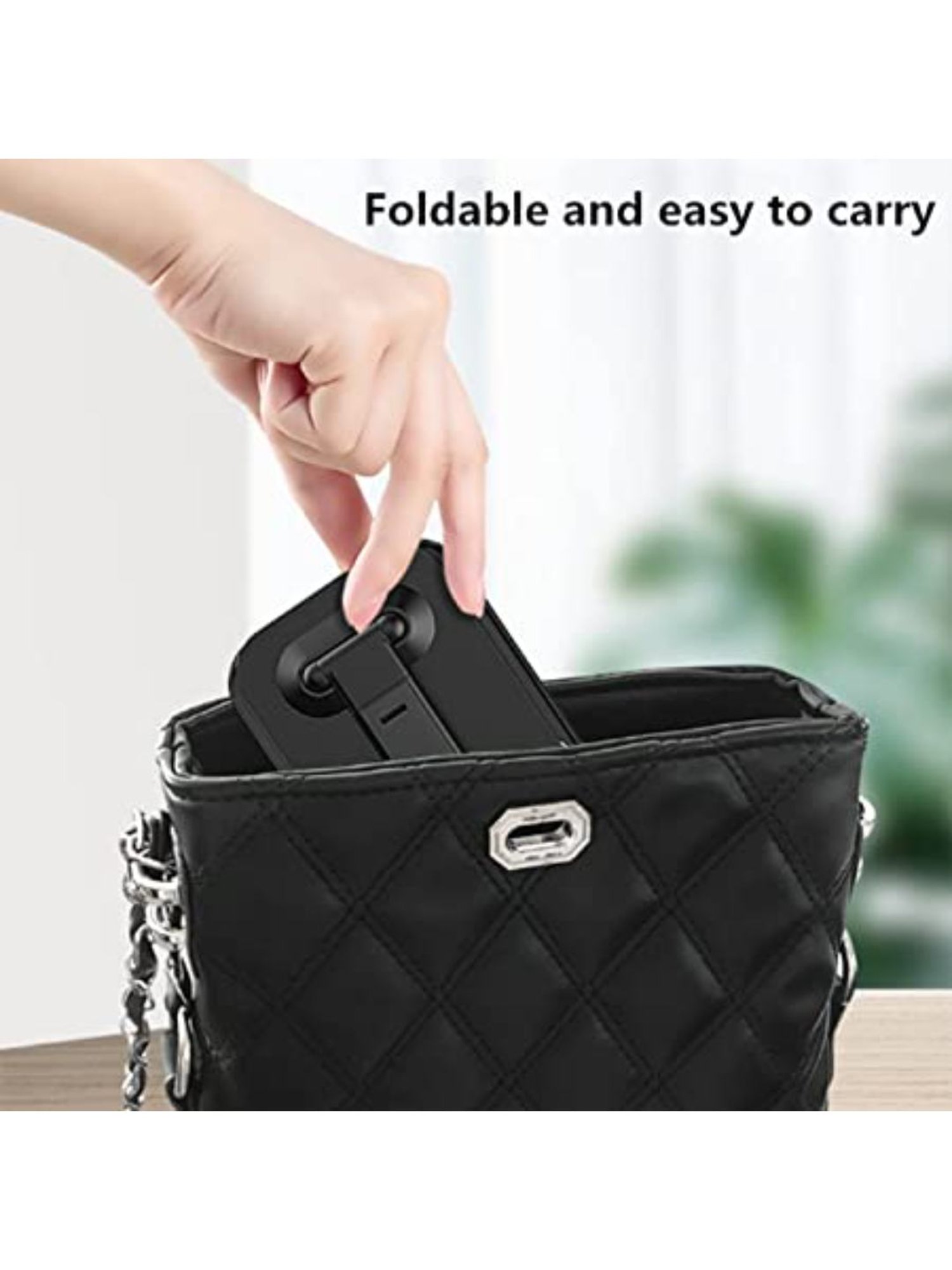 GRIPP Magic Stand Compatible for All Mobile Phones Devices (Black)