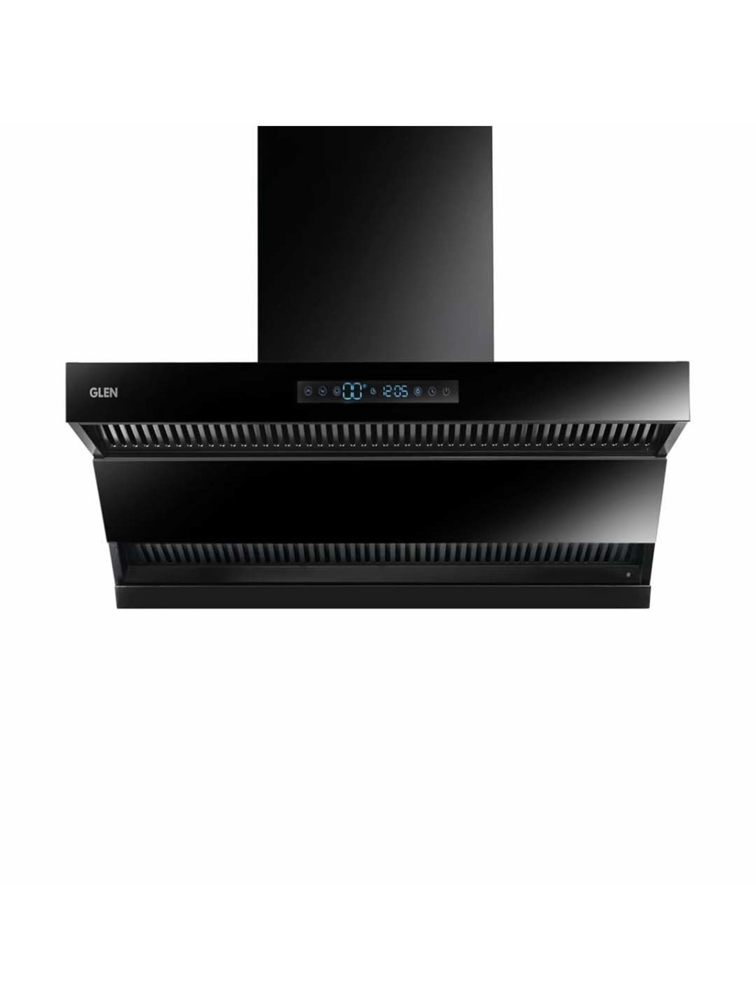 Glen CH6076AC60 1400CMH 60cm Wall Mounted Chimney (Black)