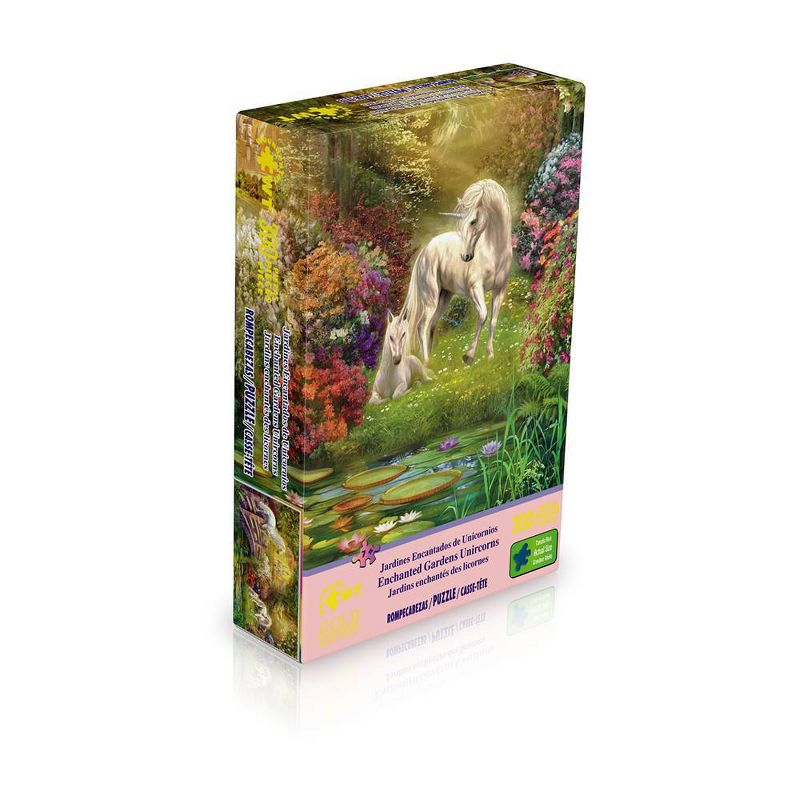 Wuundentoy Gold Edition: Enchanted Gardens Unicorns Jigsaw Puzzle - 300pc