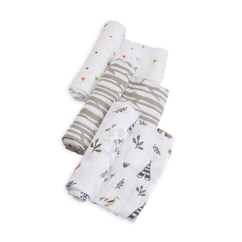 aden + anais Muslin Swaddle Blankets Harry Potter Iconic - 4pk