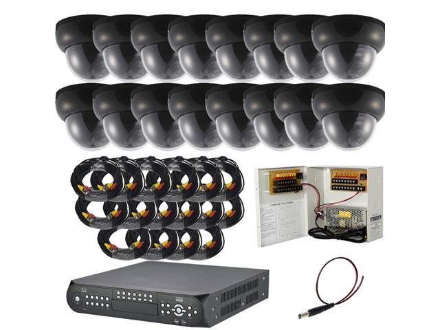 TMEZON 1080P CCTV Camera System 16CH 1080N Lite Surveillance DVR Video Recorder, 16x HD 1920TVL 2.0MP 24leds Indoor Outdoor IR Night IP66 Weatherproof Security System