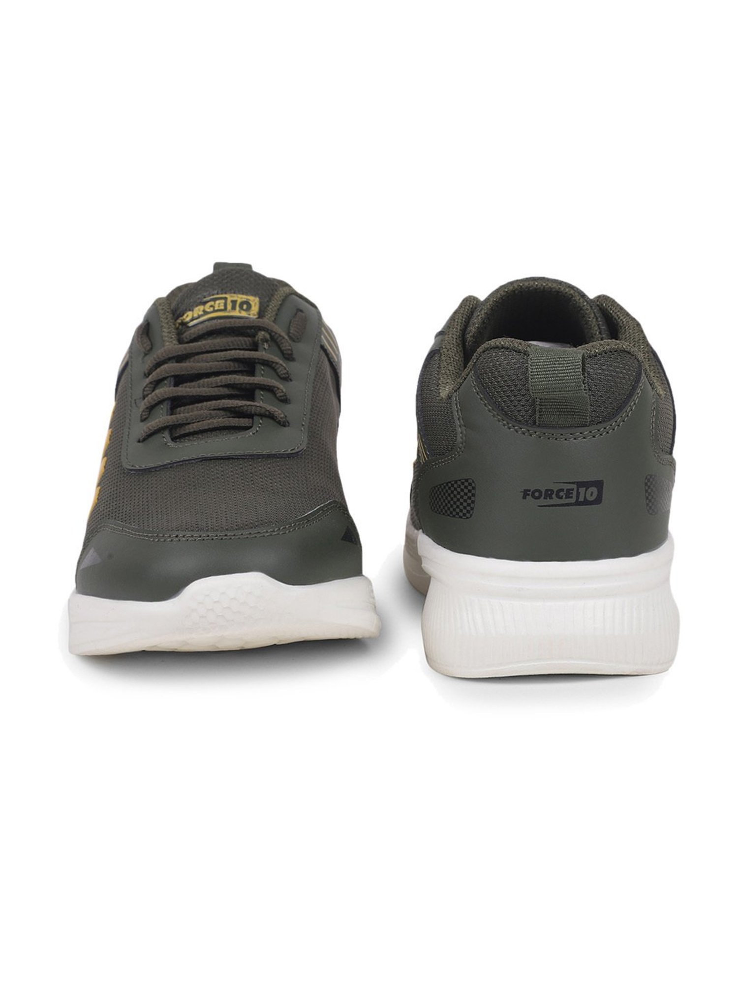 Force 10 by Liberty Men's PTRON-1EB Olive Running Shoes