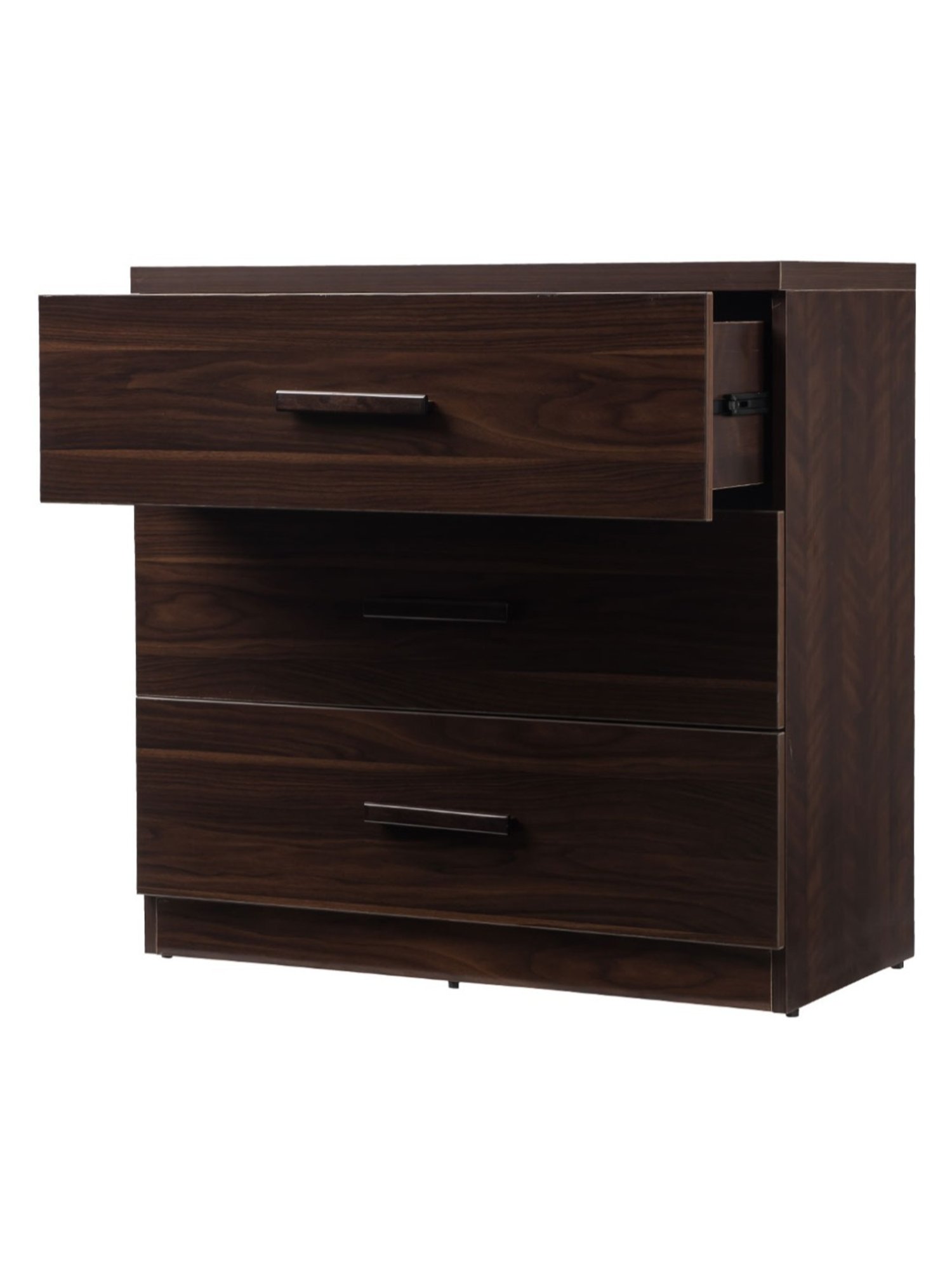 Durian Nina Dark Cherry Engineered Wood Chest of Drawers in Red Finish