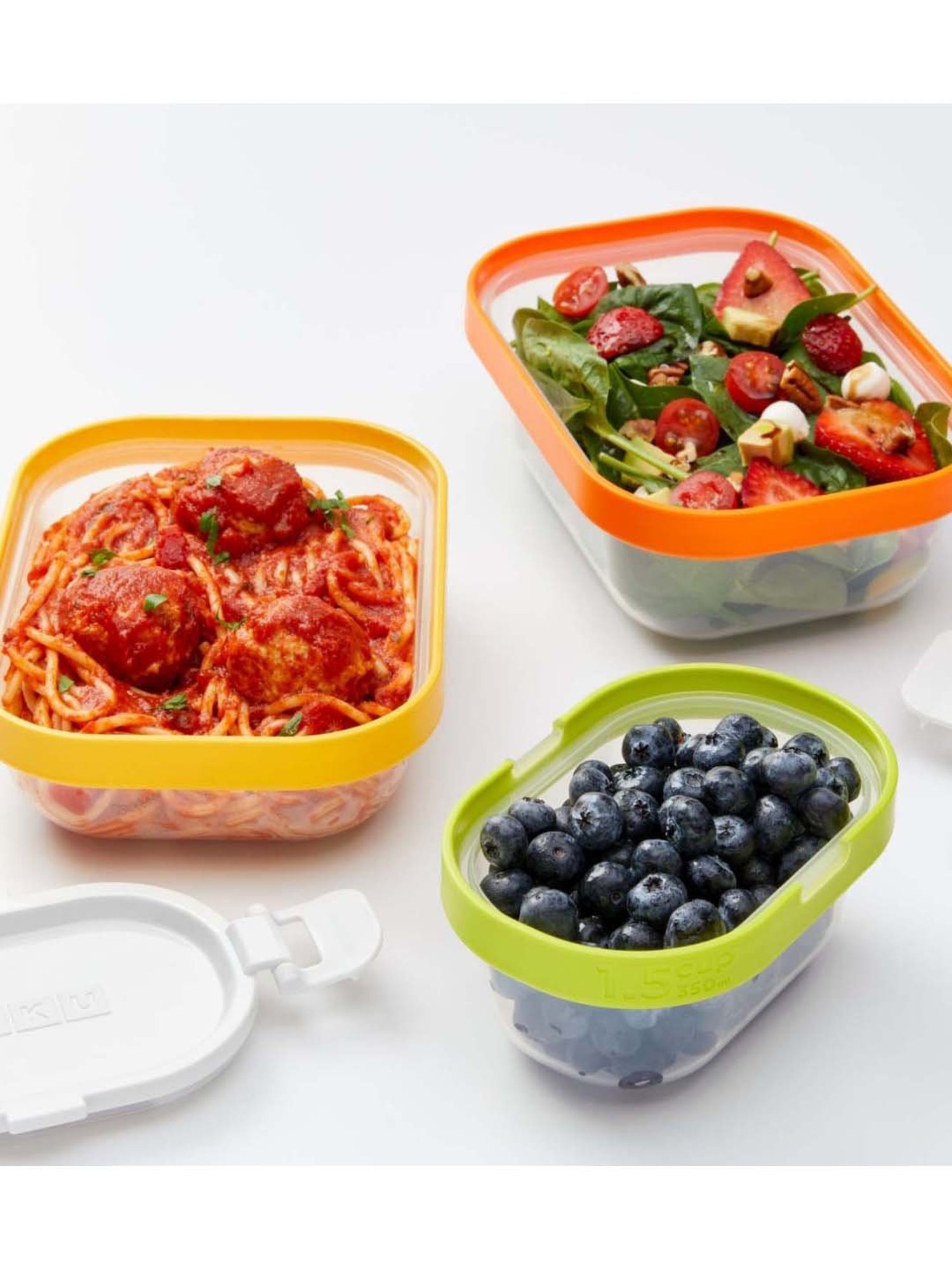 Zoku Multicolor Plastic Containers - Set of 7