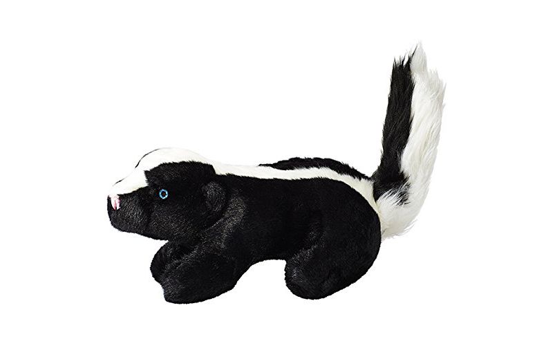 Fluff & Tuff Lucy the Skunk, Large Plush Dog Toy with Squeaker