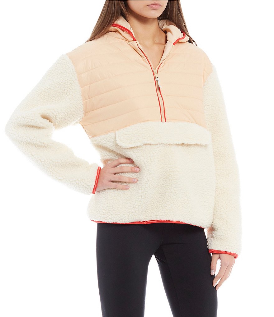 Sundown by Splendid Coordinating Joey Acid Wash Zip Front Hoodie