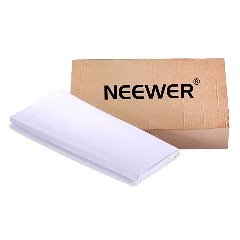 10 x 20FT 3 x 6M PRO Photo Studio 100 Pure Muslin Collapsible Backdrop Background for PhotographyVideo and Televison Background ONLY WHITE