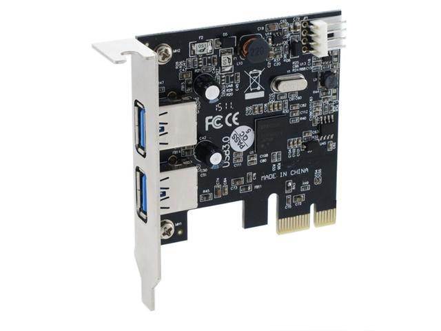 SEDNA - 4 Ports USB 3.0 Hub ( black ) + PCI Express Low Profile USB 3.0 2 Port Adapter ( NEC/Renesas uPD720200 Chipset ) Two in One Bundle Pack