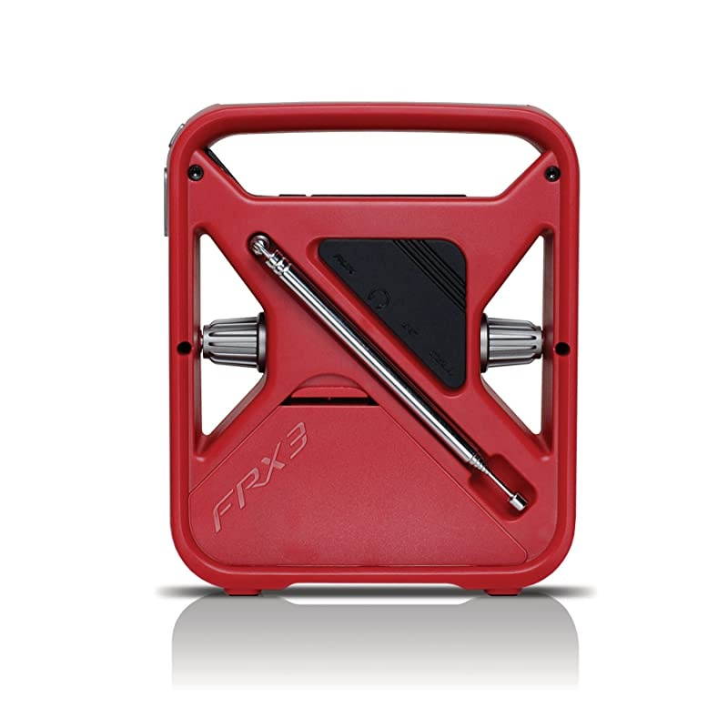 American Red Cross FRX3 Hand Crank NOAA AM FM Weather Alert Radio with Smartphone Charger ARCFRX3WXR