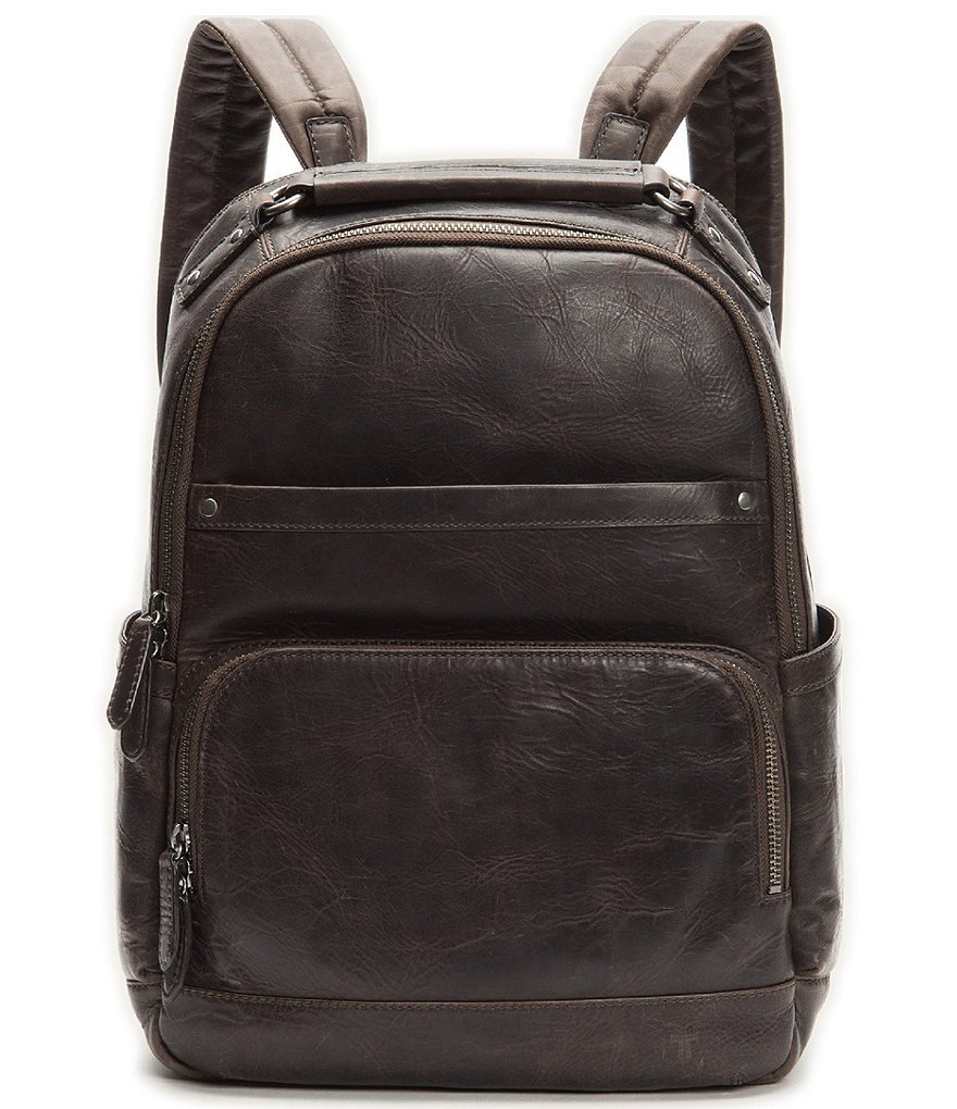 Frye Logan Burnished Leather Backpack