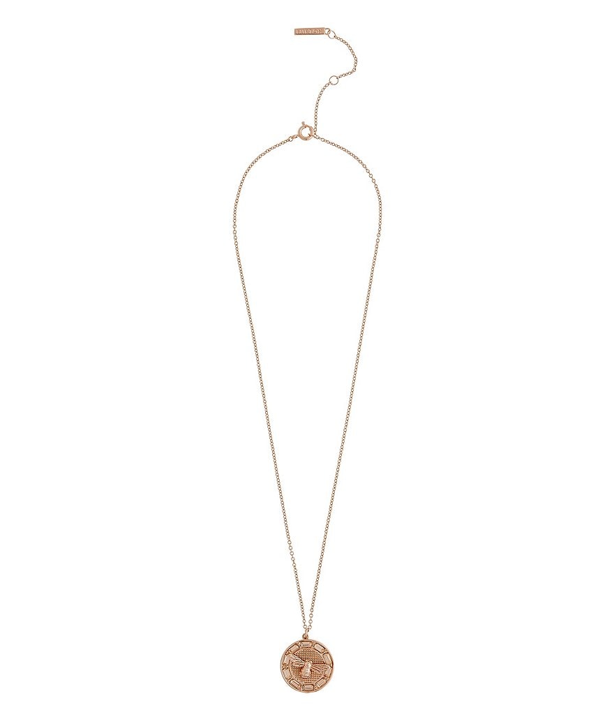 Olivia Burton Lucky Bee Stone Set Pendant Necklace