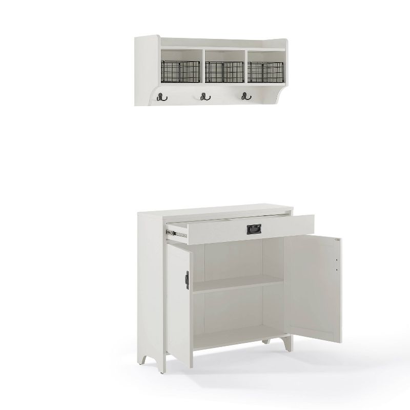 2pc Fremont Entryway Set White - Crosley