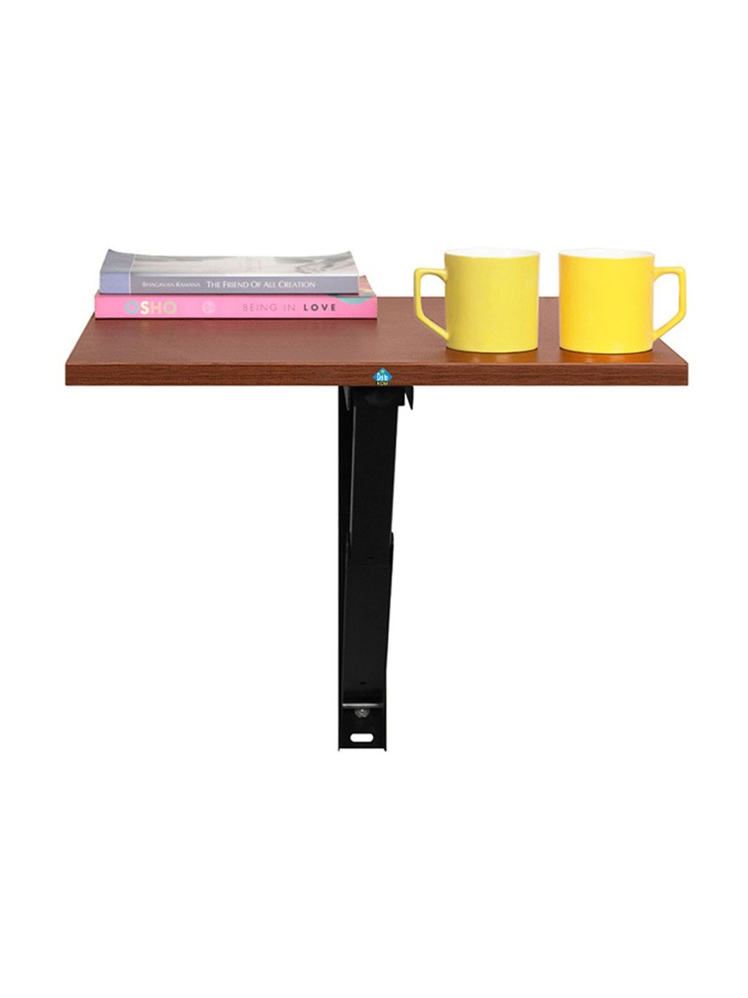 Delite Kom Air Acacia Dark Engineered Wood Side Table