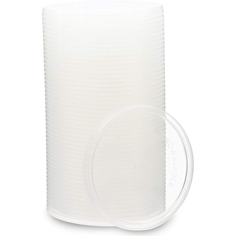 Sterilite 19434303 120 Quart Clear Plastic Storage Container Box and Lid with Blue Latches and Wheels (3 Pack)