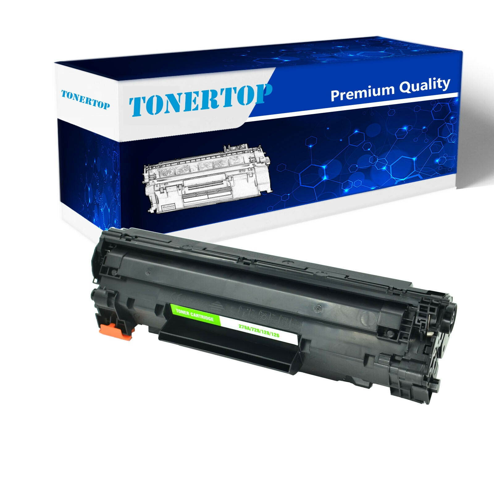 CE278A 78A Black Toner Cartridge Compatible with HP Laserjet Pro P1560 Printer