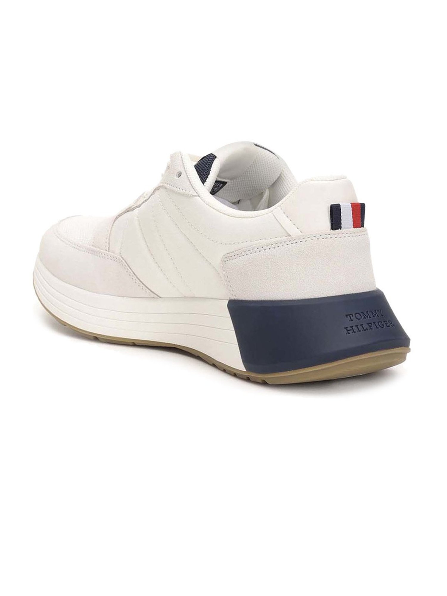 Tommy Hilfiger Men's White Casual Sneakers