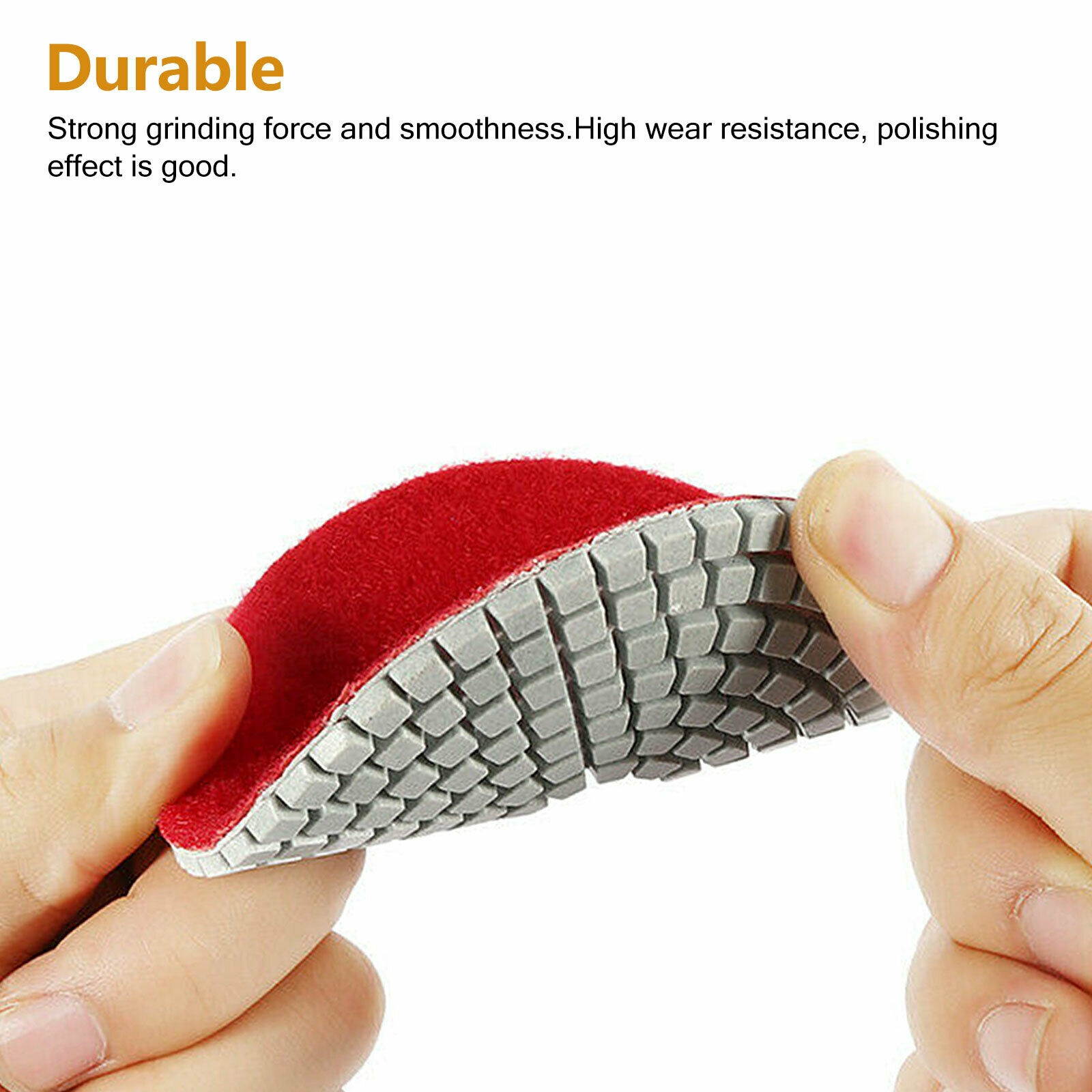 10/8PCS Set Diamond Polishing Pads 4 inch Wet Dry Granite Marble Concrete Stone