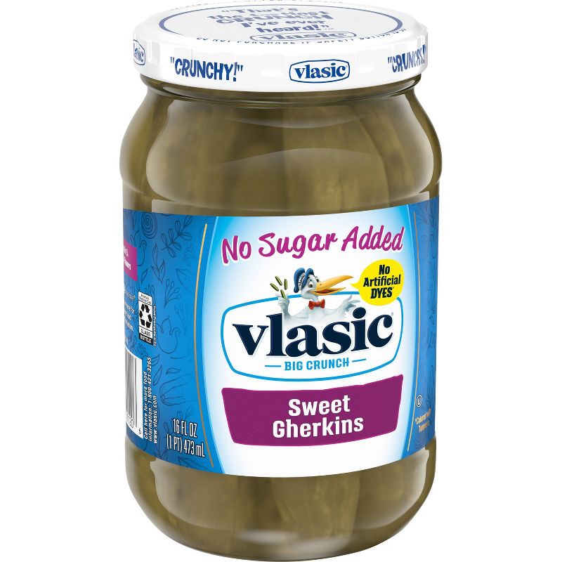 Vlasic Sweet Gerkins No Sugar - 16oz