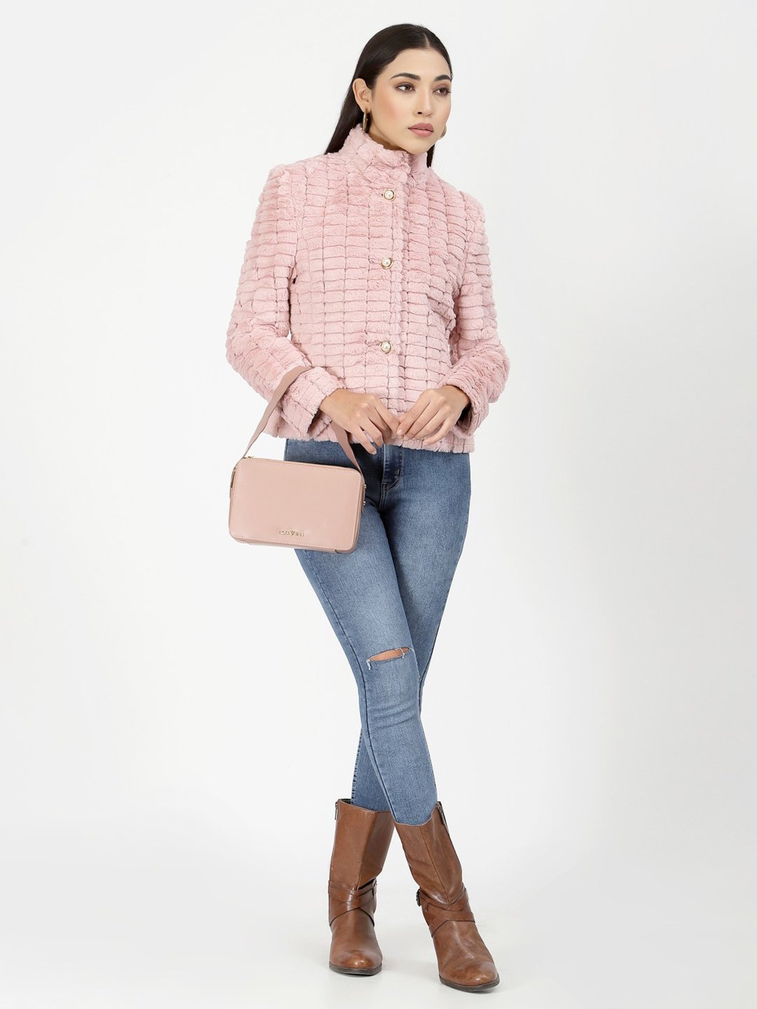 Juelle Pink Casual Jacket