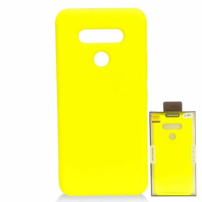 For LG K51 Yellow Nano Silicone Gel Rubber Case