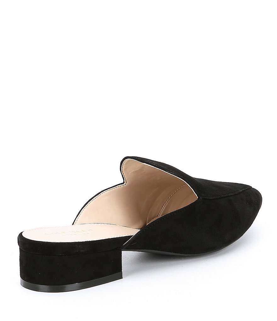 Schutz Sionne Clear Vinyl Pointed Toe Mules