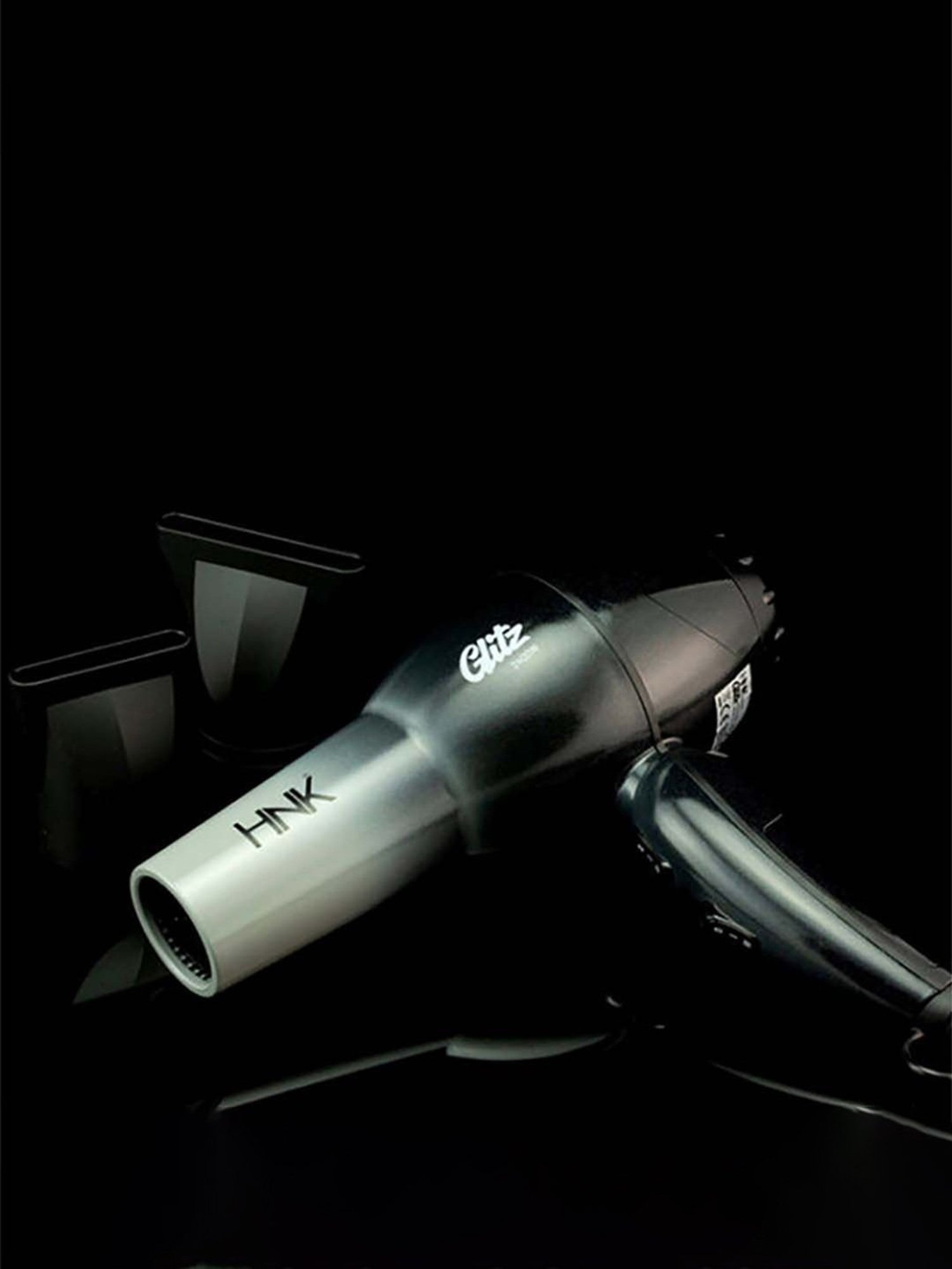 HNK Dryer Glitz 2400W Hair Dryer (Black and White)