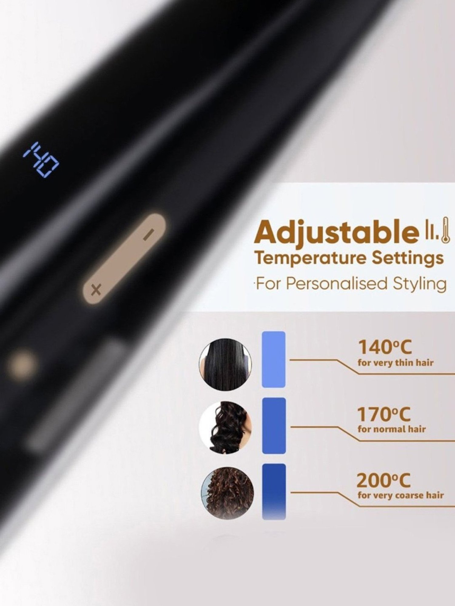 Vega Keratin 4 in 1 Hair Styler - Hair Straightener, Crimper and Curler for Women, VHSCC-05