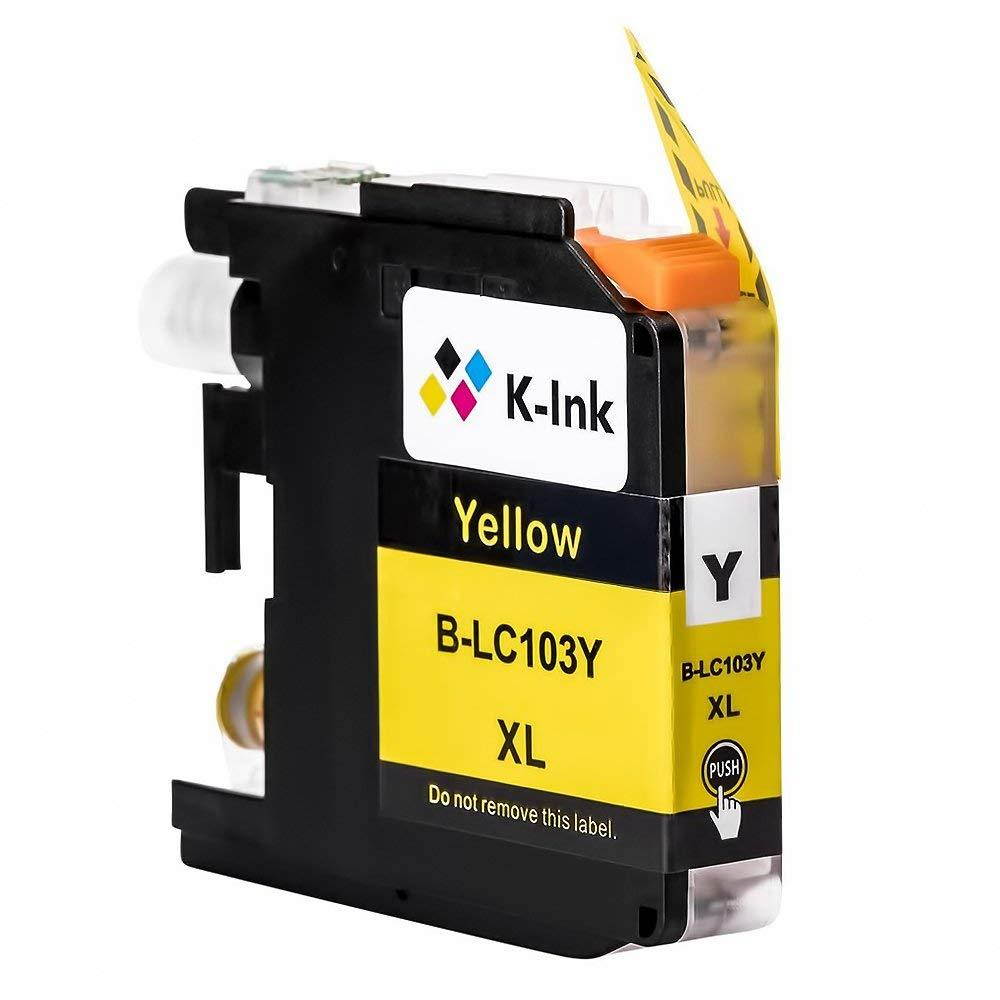 K-Ink Compatible Ink Cartridge Replacement for Brother LC103 LC 103XL 101XL LC101 (10 Pack)