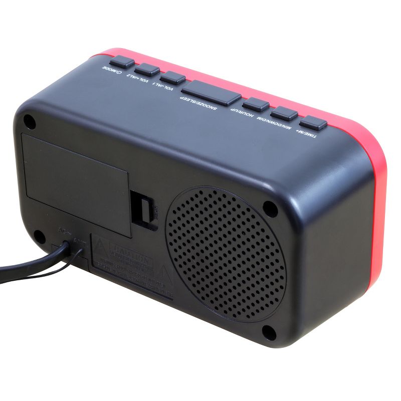 JENSEN AM/FM Weather Band Clock Radio with Weather Alert, Dual Crescendo Alarm, Dimmer (JEP-150)