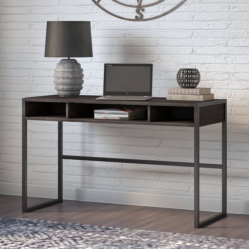 Atria Desk Return Charcoal Gray - Kathy Ireland Office
