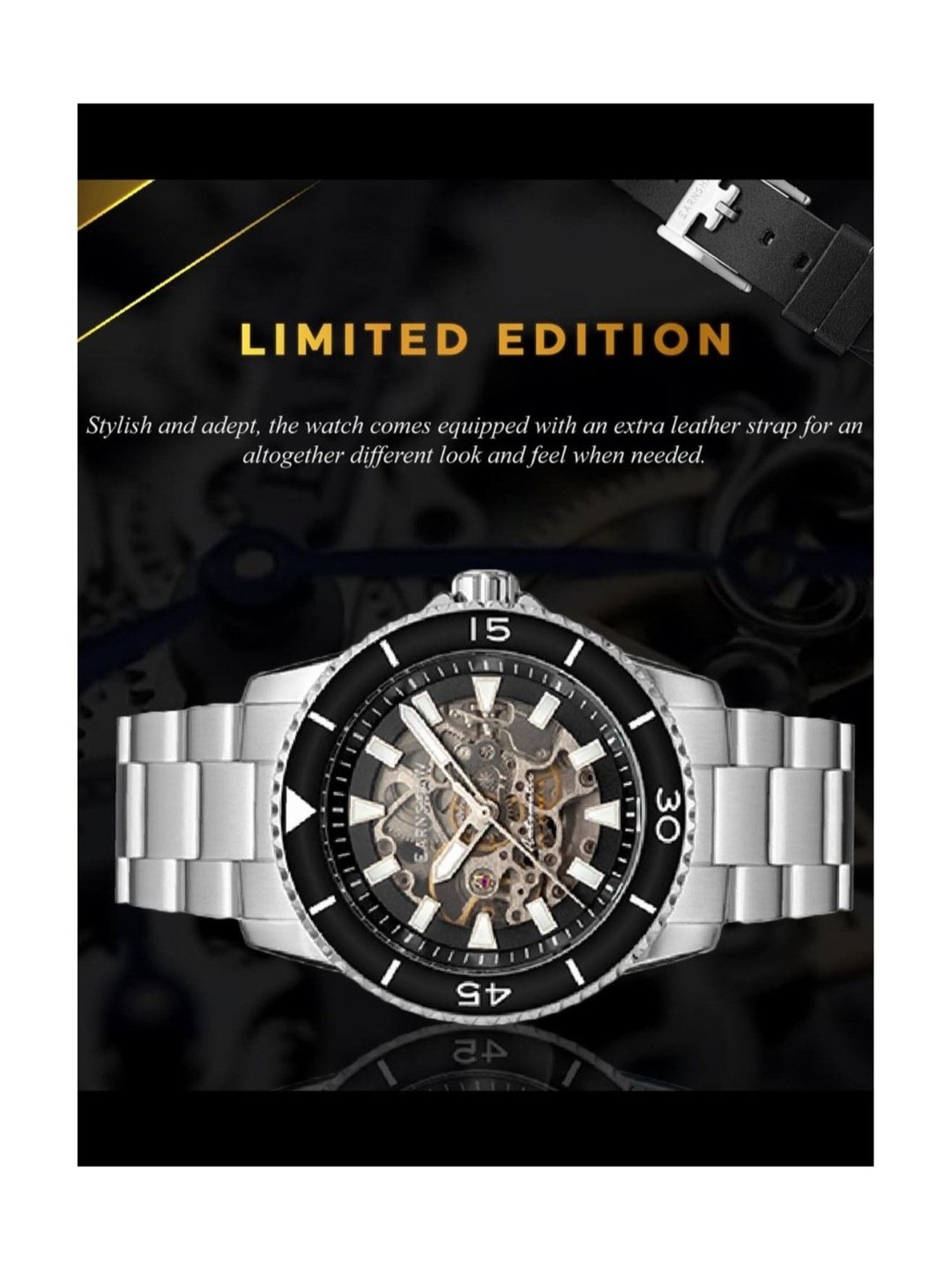 EARNSHAW ES-8227-11 Wallis Automatic Watch for Men