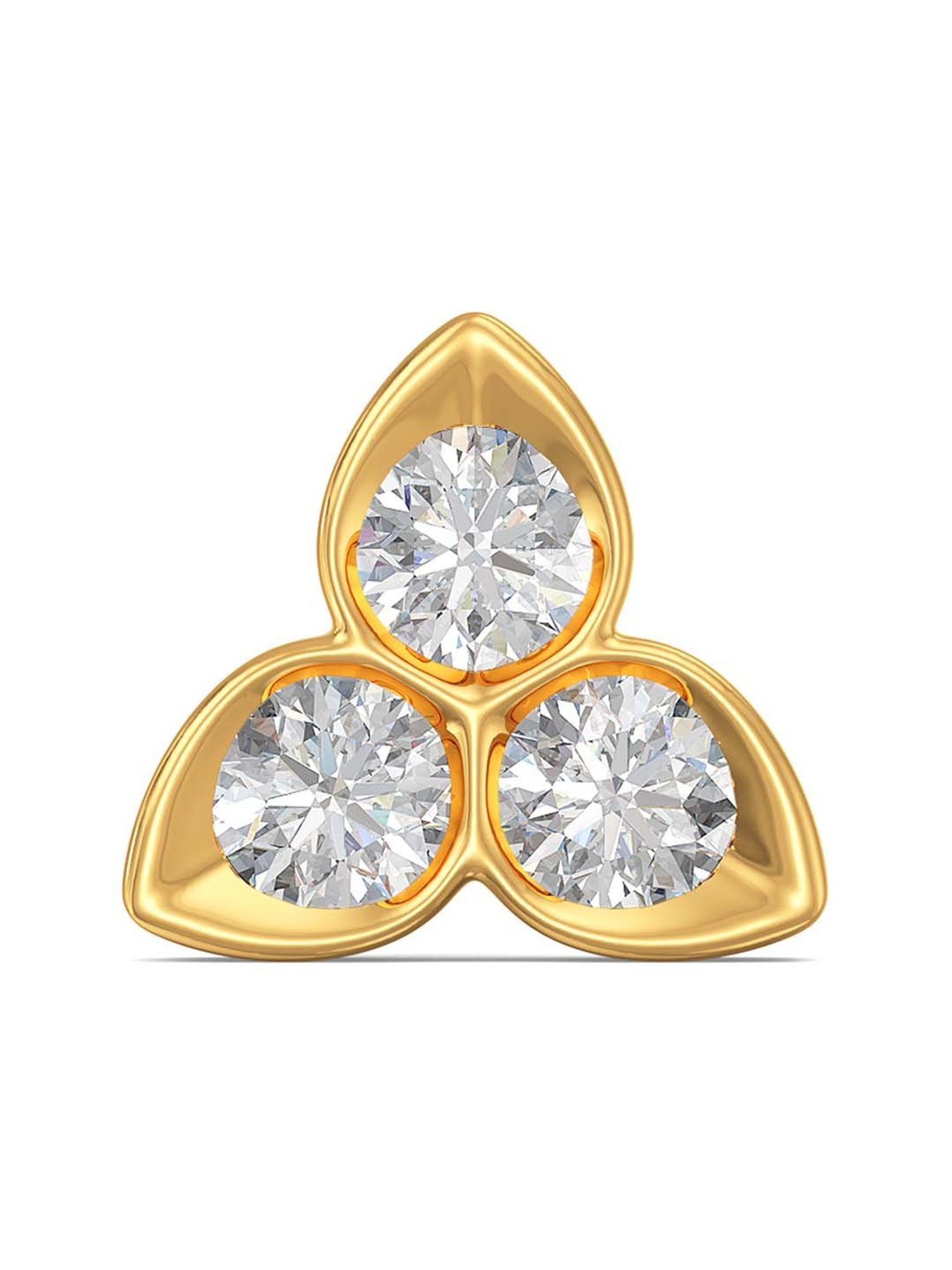 Joyalukkas 22k Gold & Diamond Nosepin