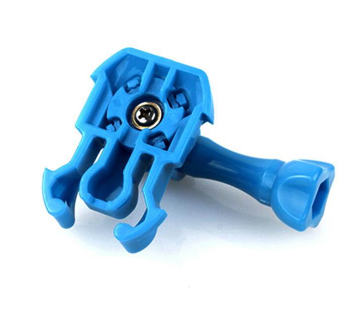 JMT 360 Turntable Quick Release Buckle Connector Tripod Adapter Blue for Gopro Hero 2 3 3+/Plus 4 Camera