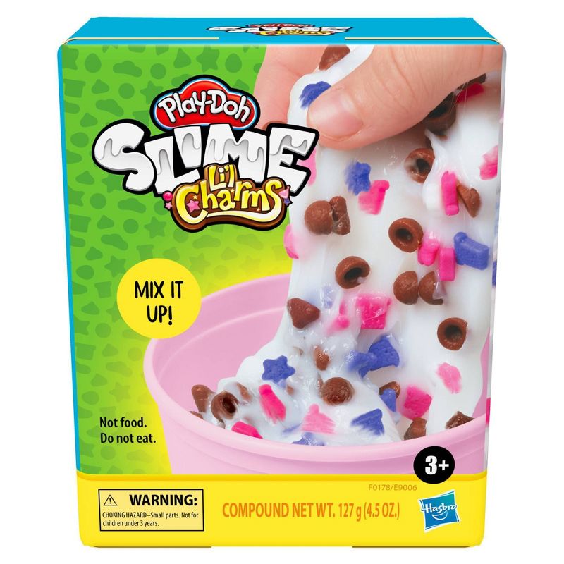 Play-Doh Slime Li'l Charms Cereal Themed Slime Compound