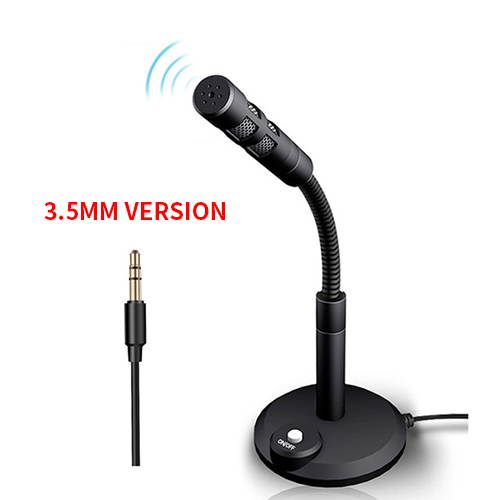 Karaoke Professional Microphone for Computer HD Studio Noise Cancelling USB 3.5mm Microphone Condenser For Recording Vocals PC