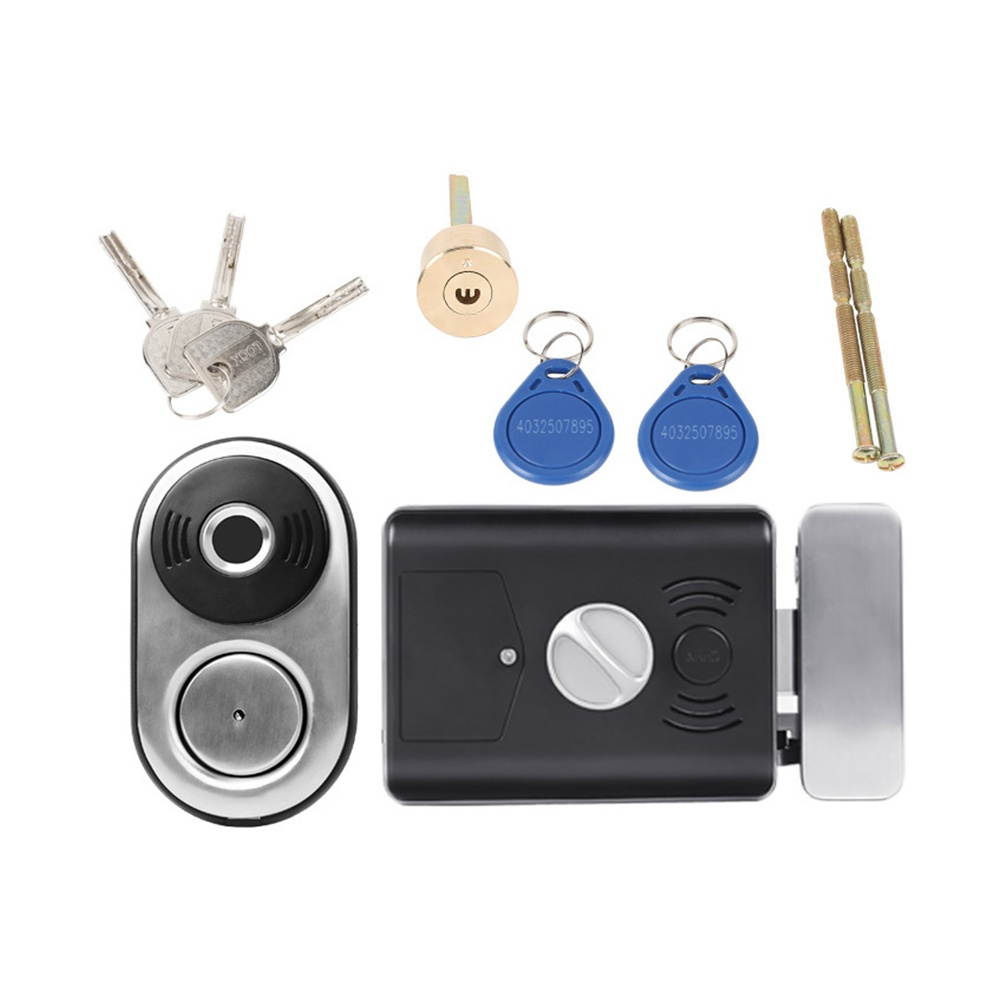 Smart Fingerprint Lock Door Entry Electronic Portable Home Office Easy Install (#B HF-014B Fingerprint)