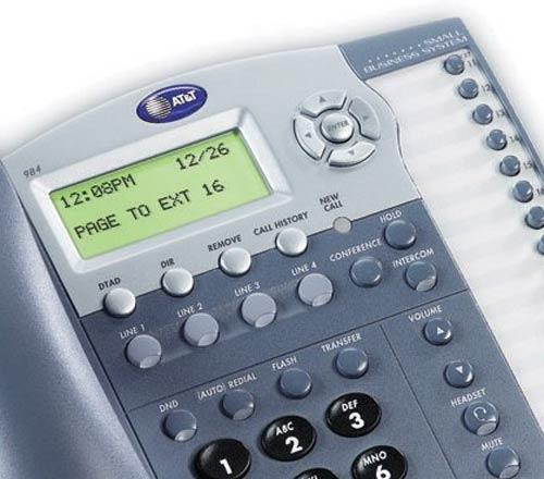 AT&T 984 4-Line Corded Phone / Answering Machine