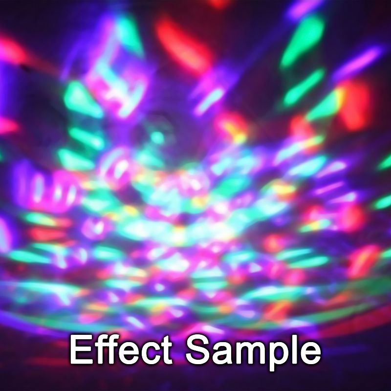 AudioPipe ZYB-13S Zebra Sound LED 5 Volt 1 Watt DC Motor Magic Disco Light Bulb (6 Pack)