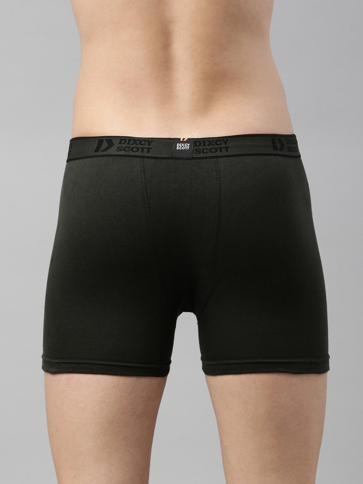 Dixcy Scott Originals Olive Cotton Regular Fit Trunks