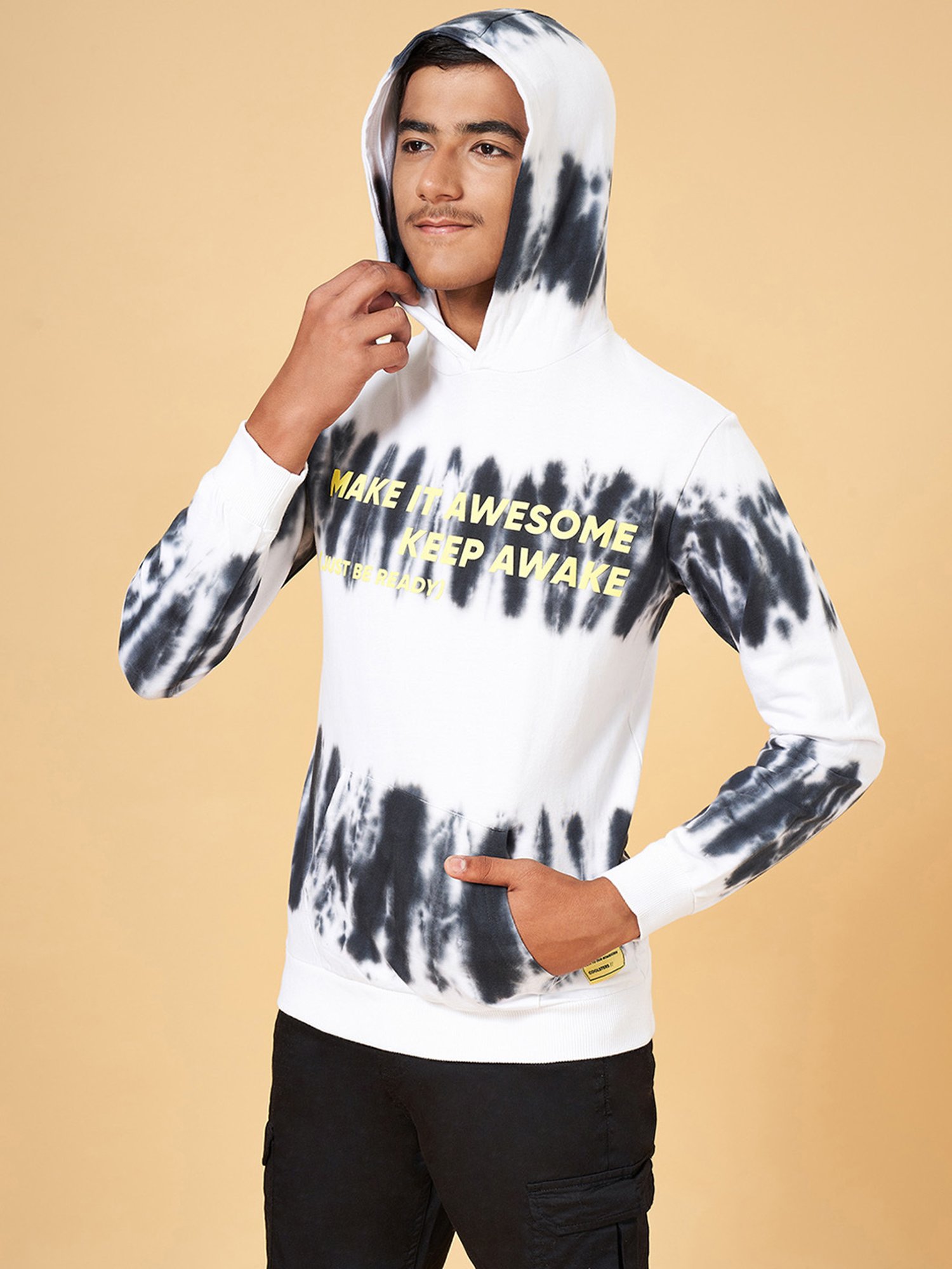 Coolsters by Pantaloons Kids Off White Printed Full Sleeves Sweatshirt