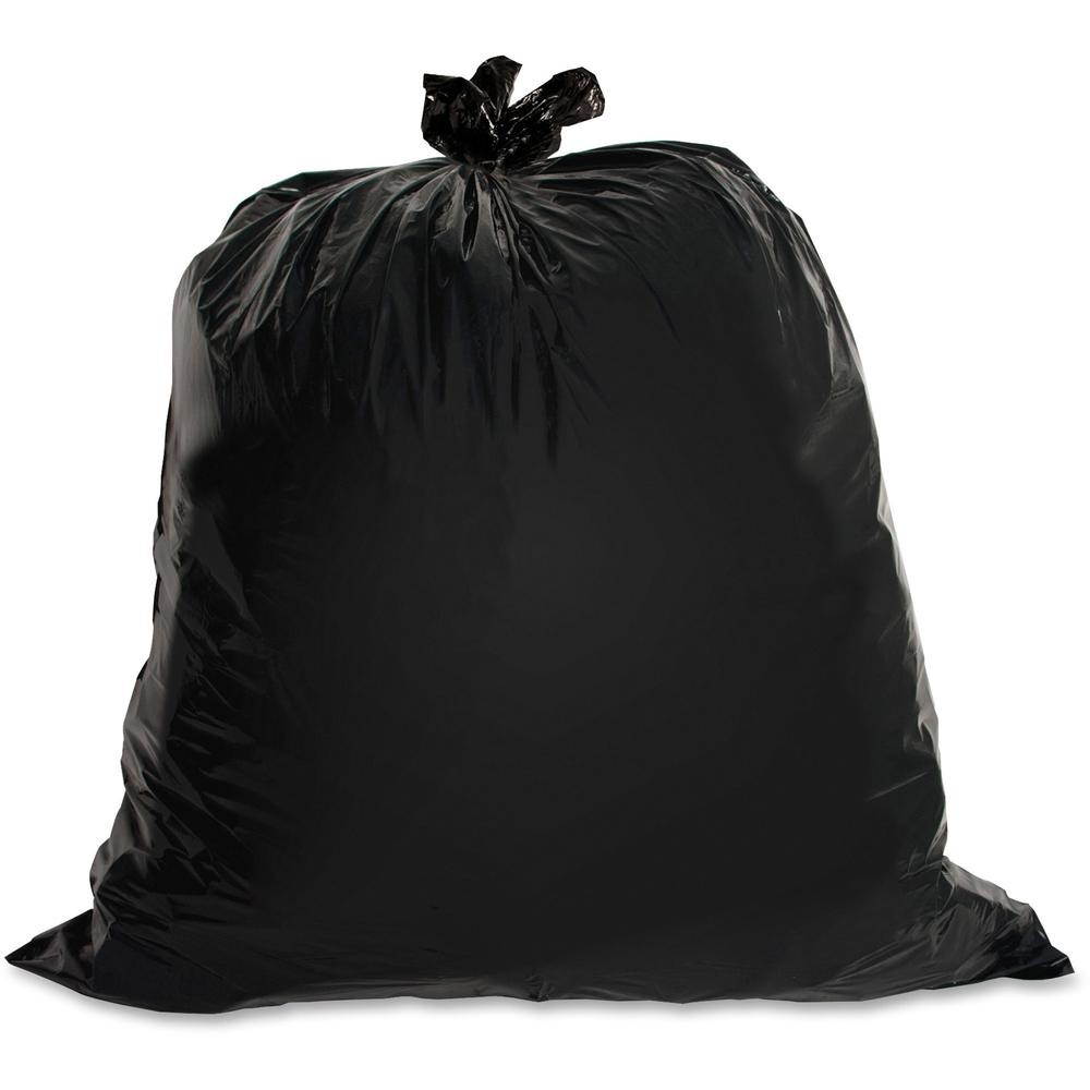 Genuine Joe Heavy-Duty Trash Bags 1.5 Mil 20-30 Gallon 100/CT Black 01532