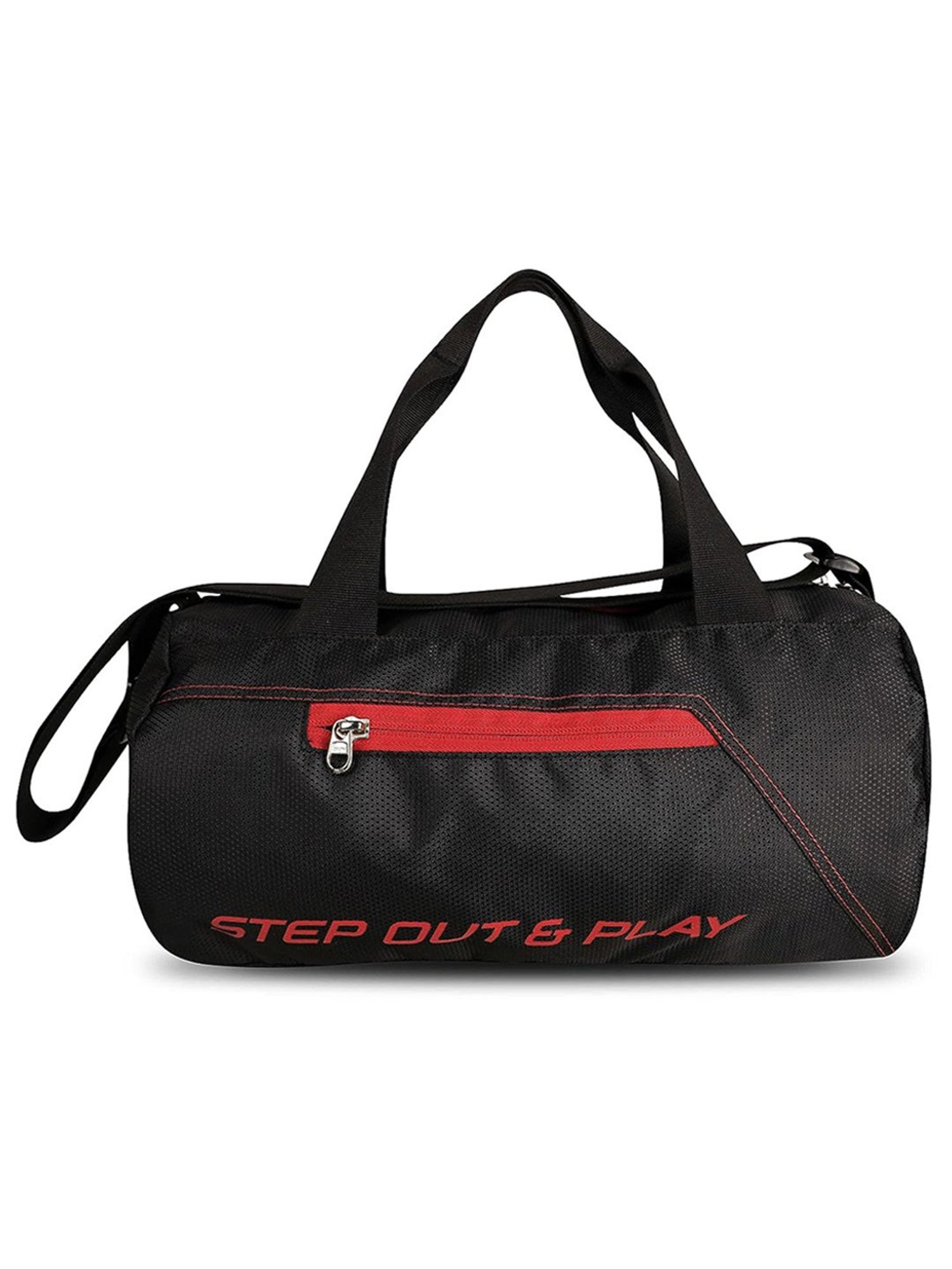 Nivia Round Bag (Black) Size - Medium