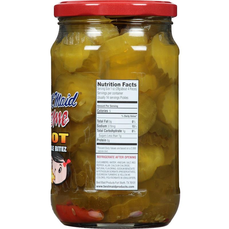 Best Maid Xtreme Hot Pickle Bites - 24oz